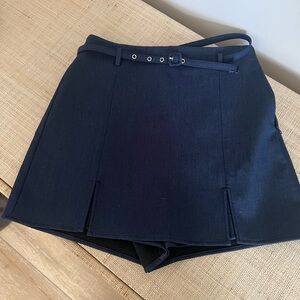 Zara Navy Skort
